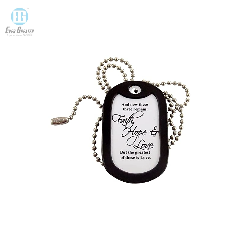 Customized Silicone Metal Dog Tag with Over 25 Years Experience and ISO Certs