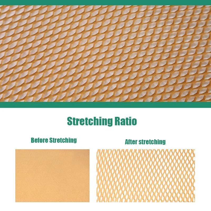 Industria pesada Kraft acolchado de Envoltura Buffer de rollo Honeycomb Craft Papel