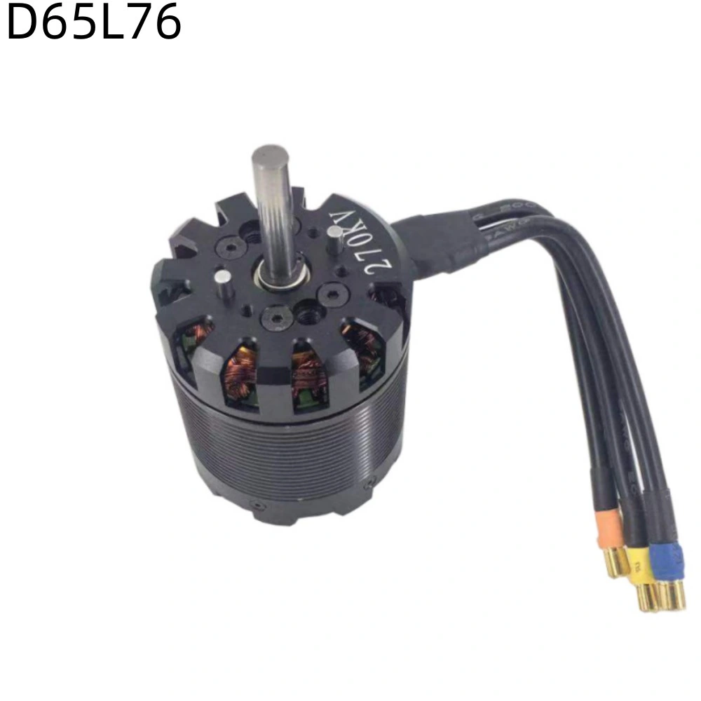 Quanly D65L76 Water-Cooled 20p Brushless Outrunner Motor 230kv 6500W Max.