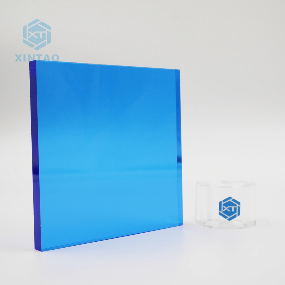 Xintao Solid Surface Advertising Material Excellent Light Transmittance Brilliant Colors Cast Acrylic Sheet Clear Plexiglass