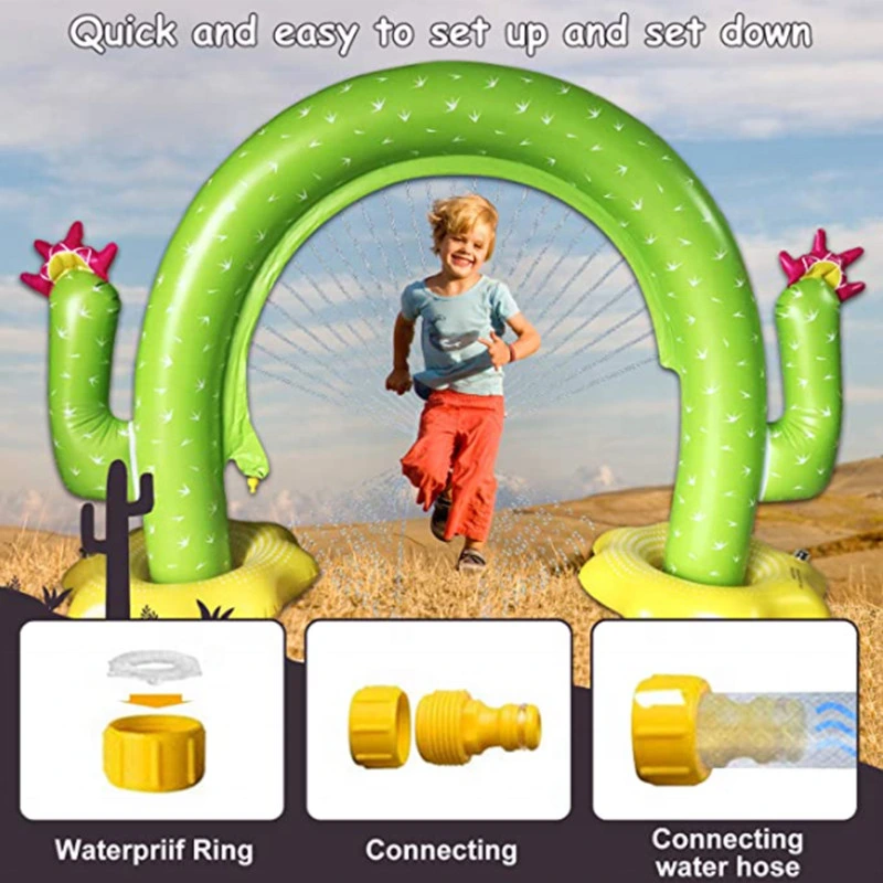 Cactus gonflables pour enfants sprinkleur Outdoor