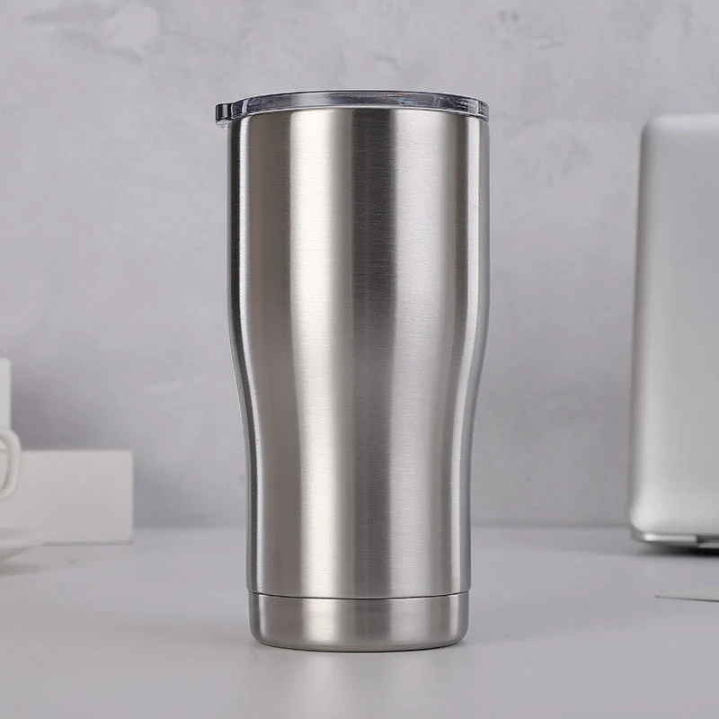 High quality/High cost performance  20oz Double Wall Promotional 304 Stainless Steel Travel Mug Cup with Lid