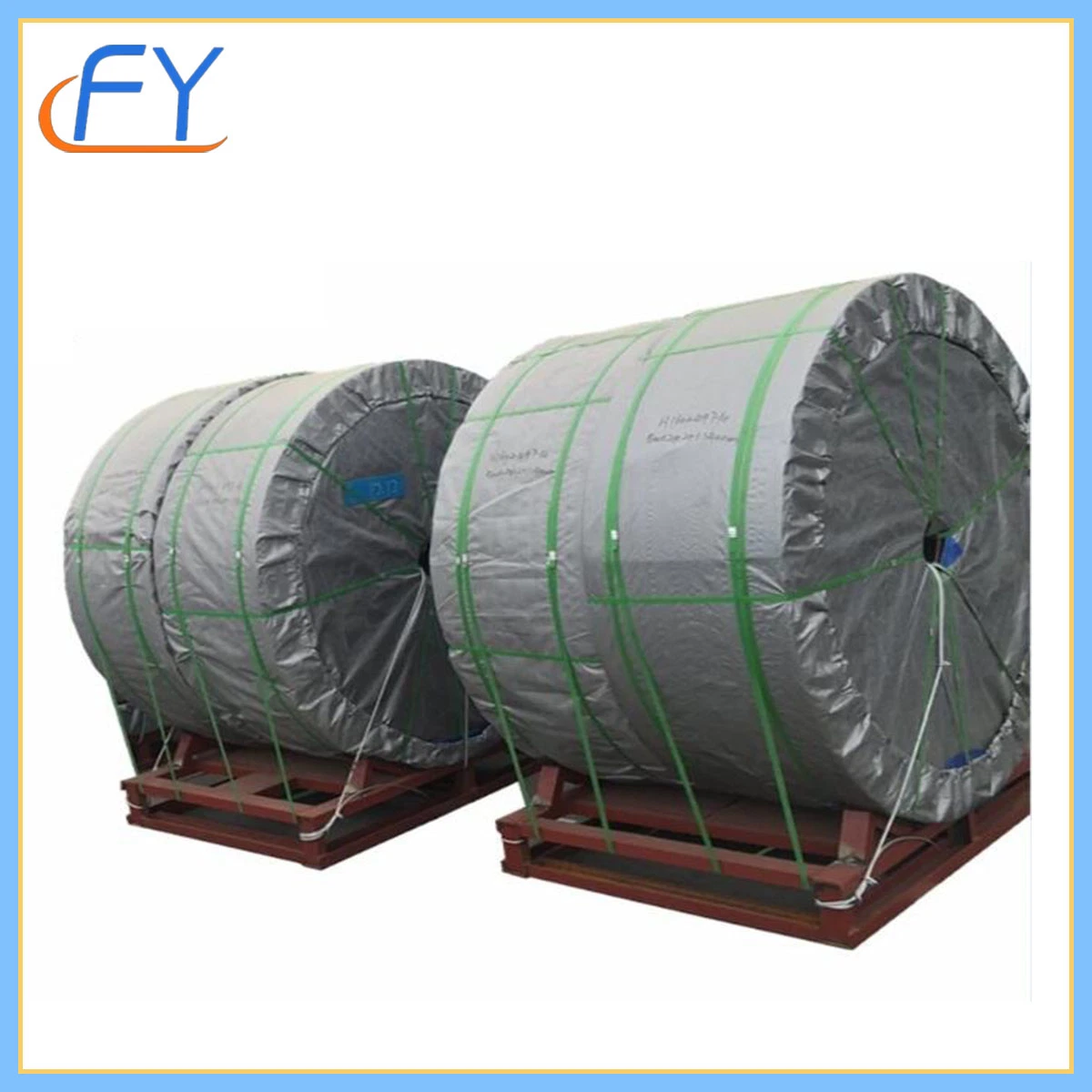 Bulk Materials Transmission Equipment Parts Belt Roller Rubber Belt for Conveyor Set System