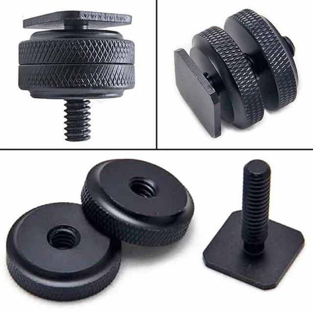 Fixações adaptador de parafuso personalizado, macho de 1/4" a fêmea de 3/8" e macho de 3/8" a 1/4"