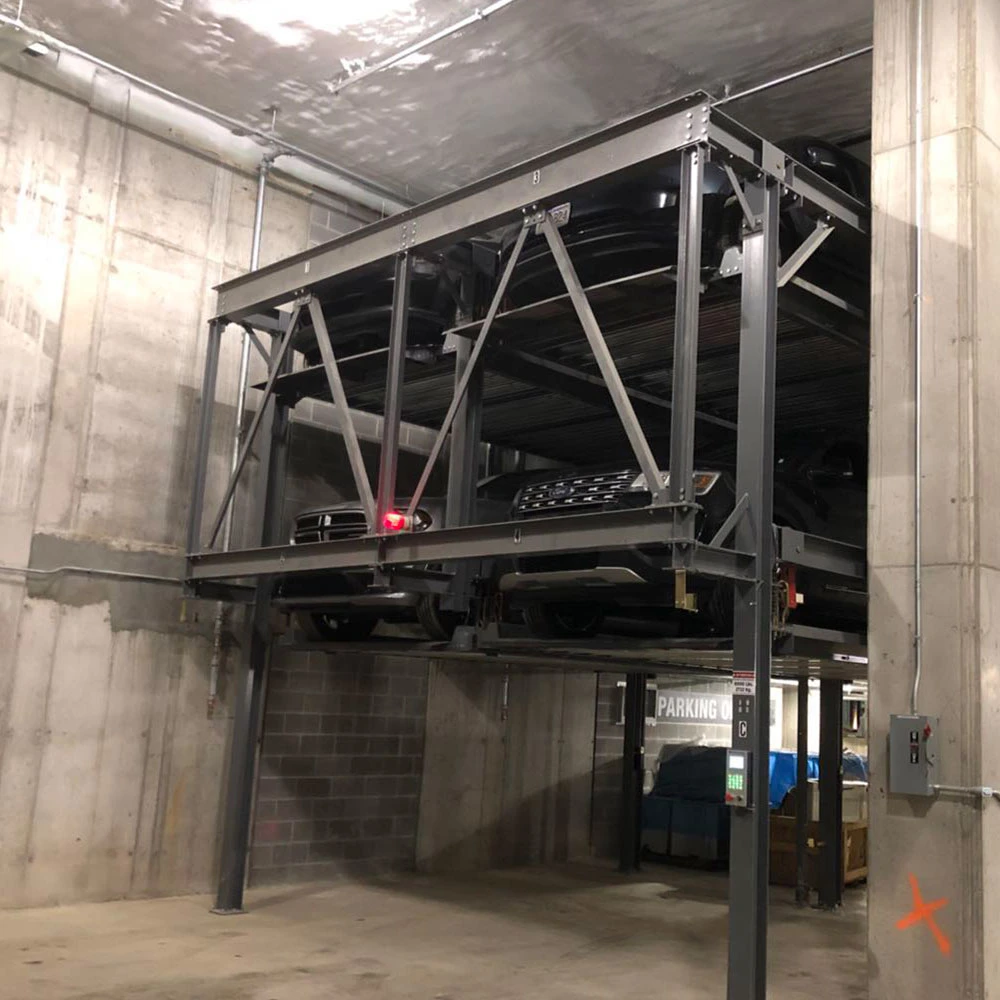 Nuevo sistema de estacionamiento con elevador hidráulico estacionamiento automático