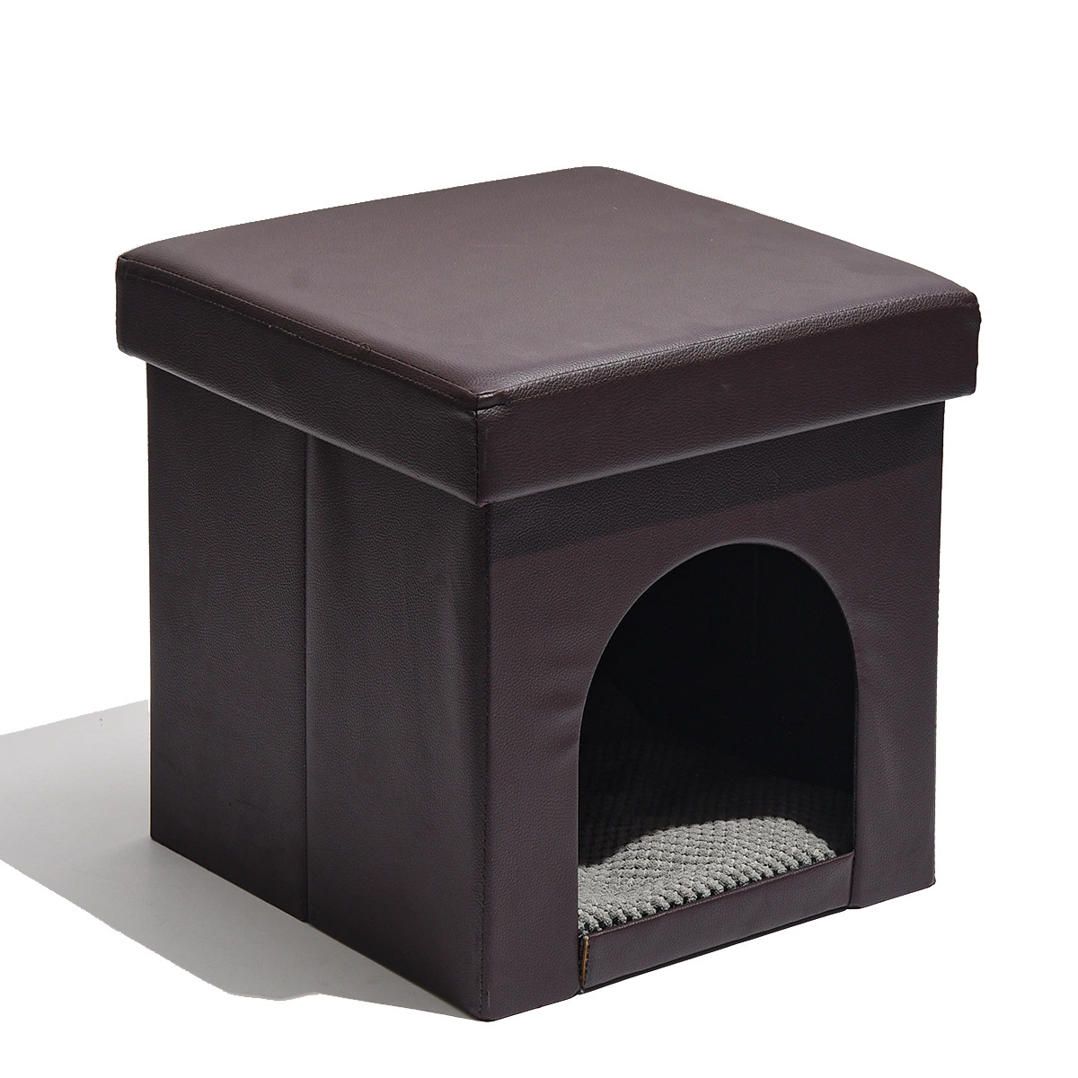 Factory Direct Square Cat Litter Stool Human and Cat Shared Fully Enclosed Four Seasons Universal Pet Litter Wooden Pet Stool