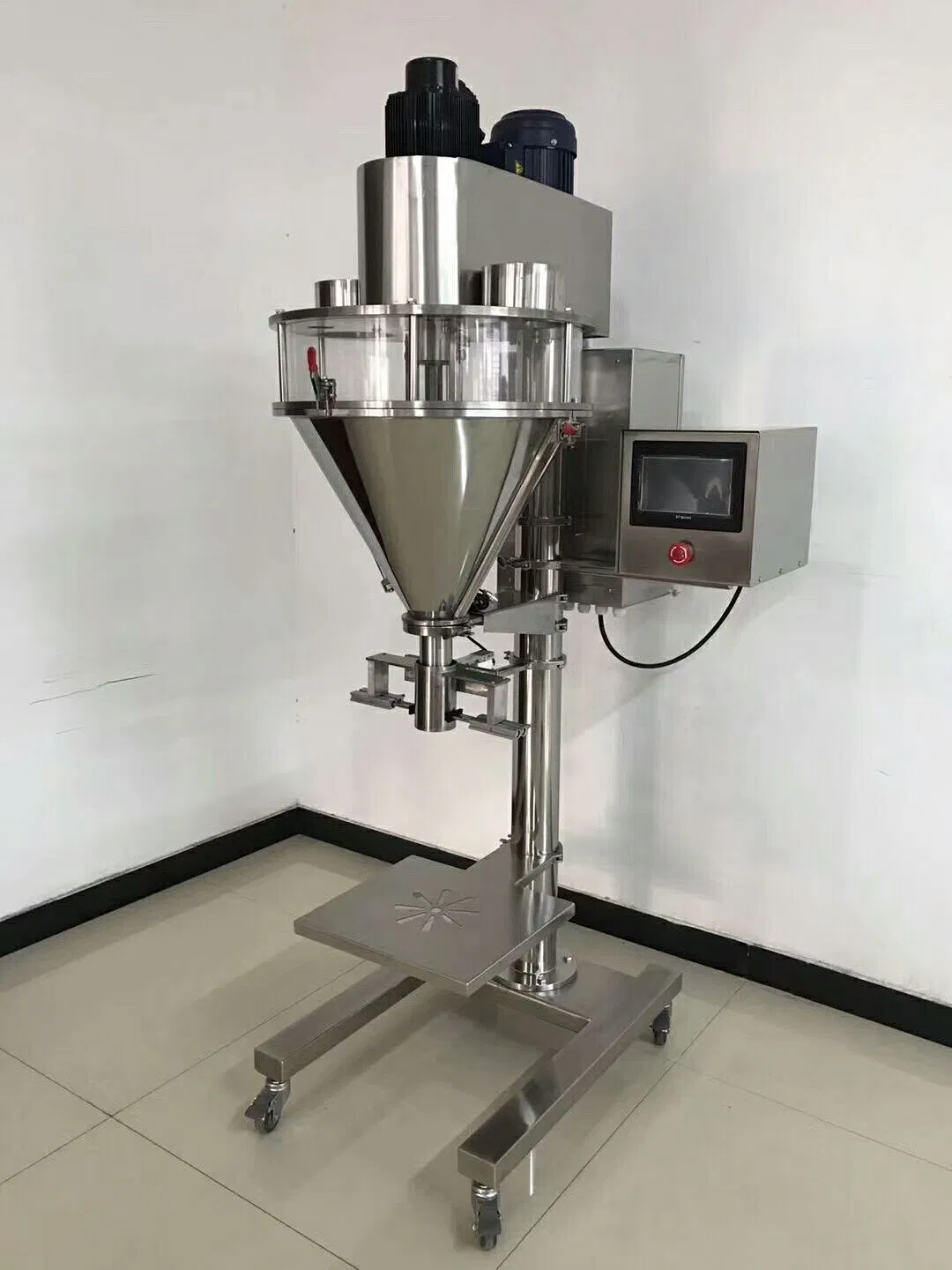 Semi Automatic Cosmetics Pharmaceutical Acrylic Powder Auger Filling Machine