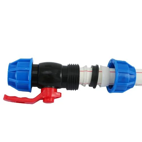 Blue Pipe Switch PP Quick Connect Ball Valve CE