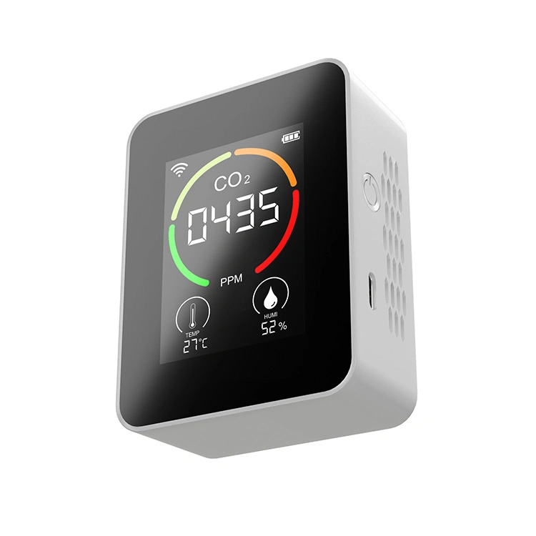 WiFi infravermelho portátil de alta qualidade do gás dióxido de carbono novo modelo CO2 Monitor de Sensor de Ar do Sensor de CO2