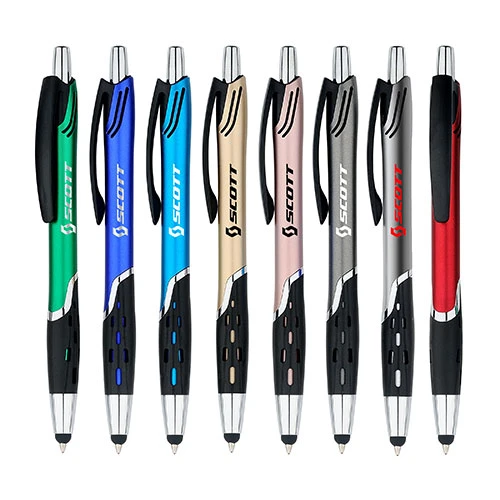 Design de Moda presente de promoção de Dupla Função de metal com caneta Stylus/Stylus Ball Pen/Caneta esferográfica