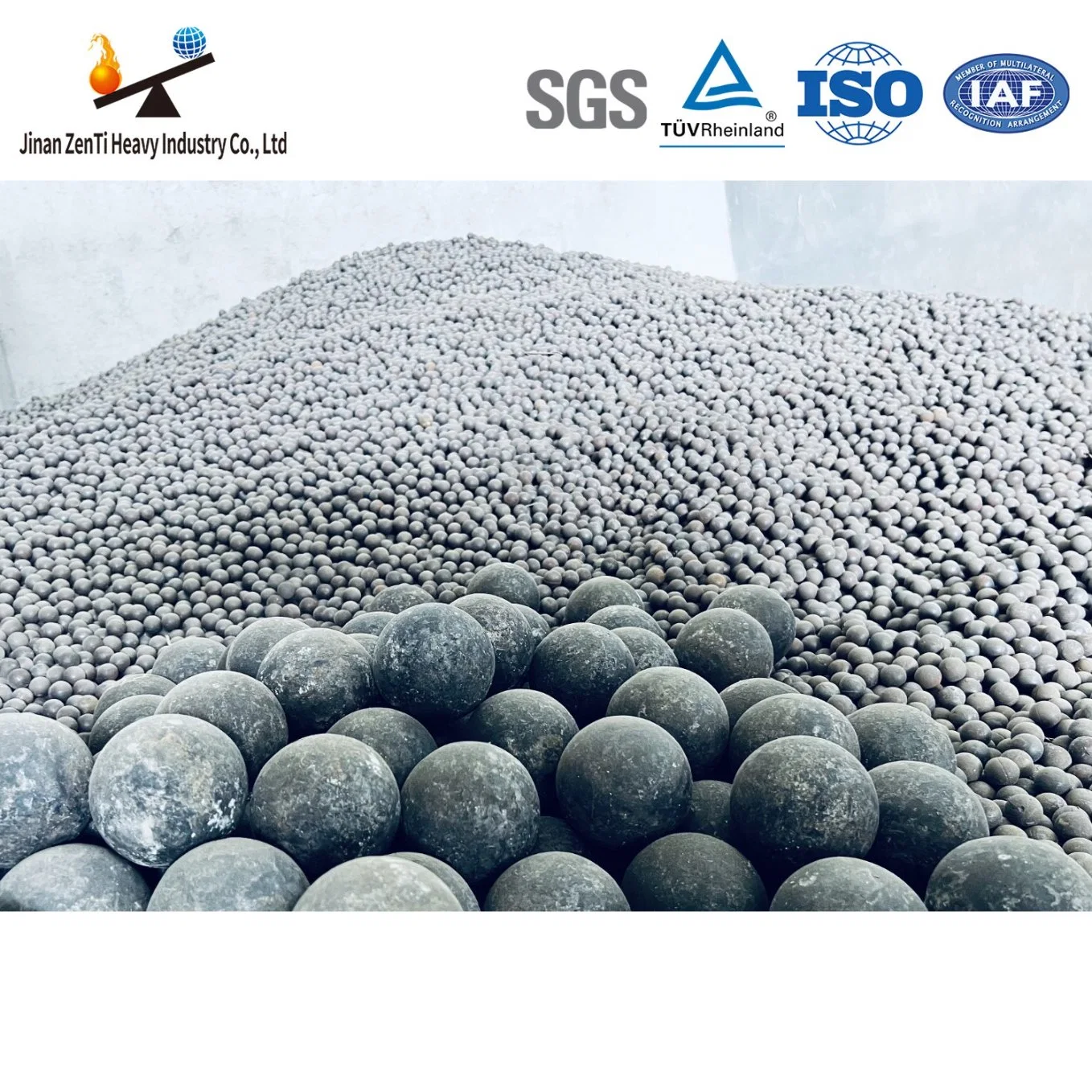 Casting Hot Rolled Forged Grinding Steel Media Bearing Ball Genuine Goods at a Fair Price High Temperature Resistance Chrome