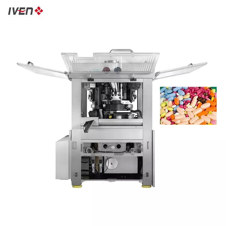 Machine automatique et rotative de presse à comprimés / Équipement de fabrication de comprimés pharmaceutiques et médicaux.