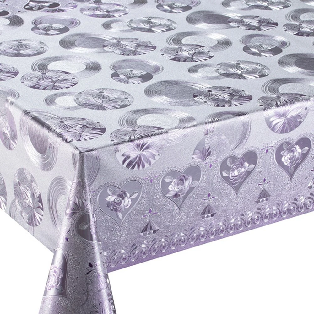 PVC Tablecloth Plastic Rectangular Table Cover Waterproof for Dining