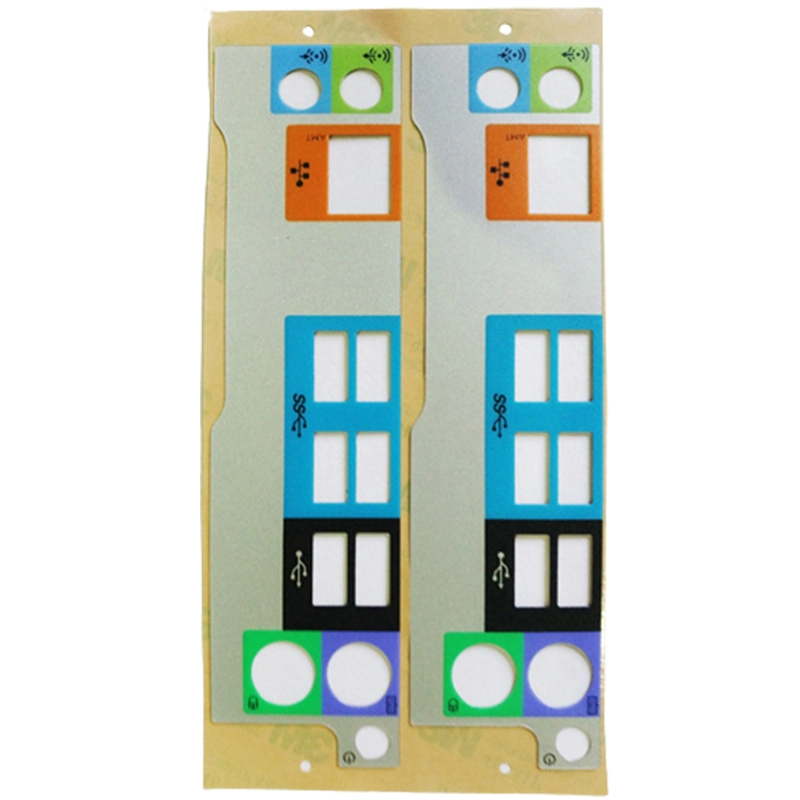 Superposición de gráfico de membrana de la pantalla LED Panel Panel de control de la ventana de su uso en instrumentos y aparatos