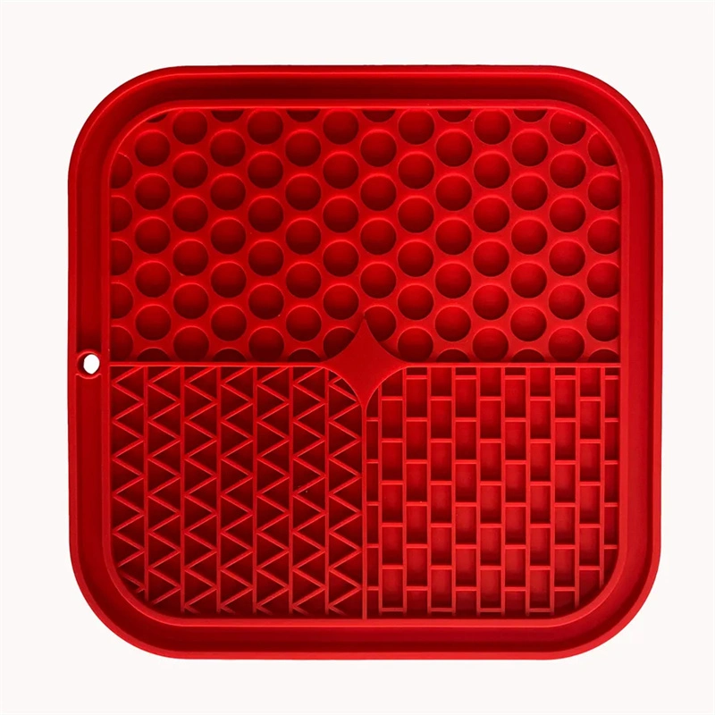 Dog Cat Food Lick Mat Slow Feeeding Pad with Suction Cups