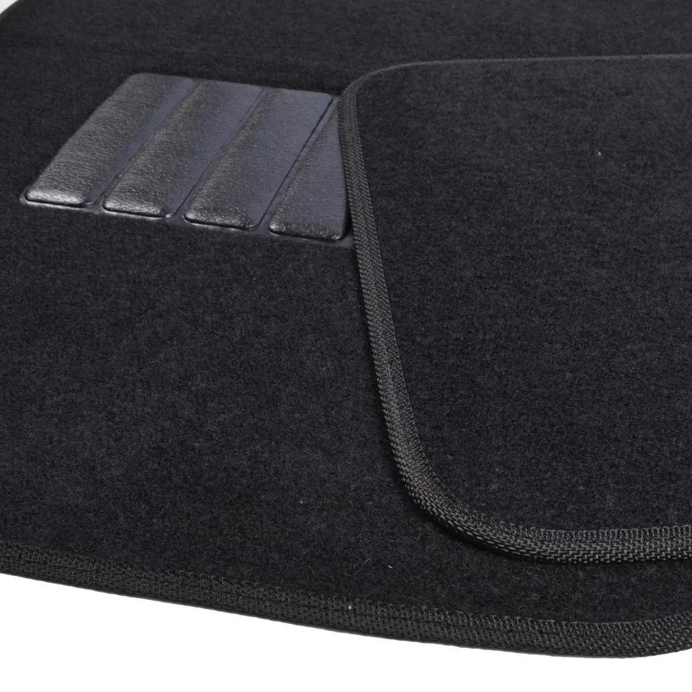 Four Piece Carpet-Floor-Mats Set for Car - Rubber-Lined All-Weather Protection for All Vehicles, PVC Back Non Skid