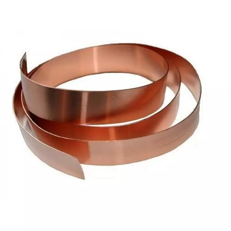 Haotai Copper Strip & Copper Foil C11000 C10200 C12000 C17200 0.01mm - 1mm Thickness 99.9% Pure for Brazing