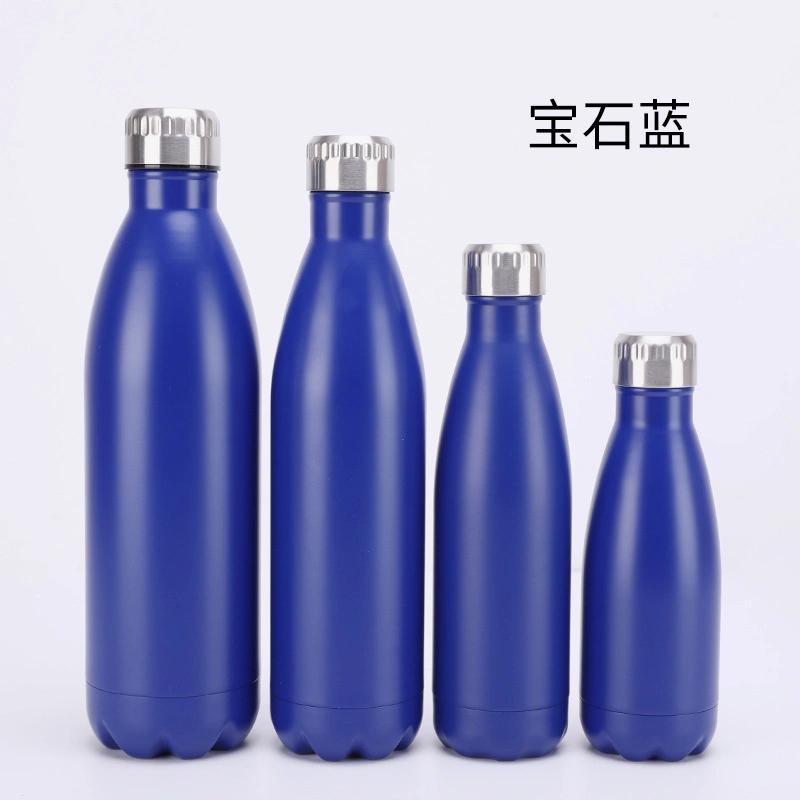 500ml Spray Paint Outdoor Cycling Flask Custom Color Portable Sports Water Drinking Cup Colar Shape Stainless Steel Vacuum Bottle
