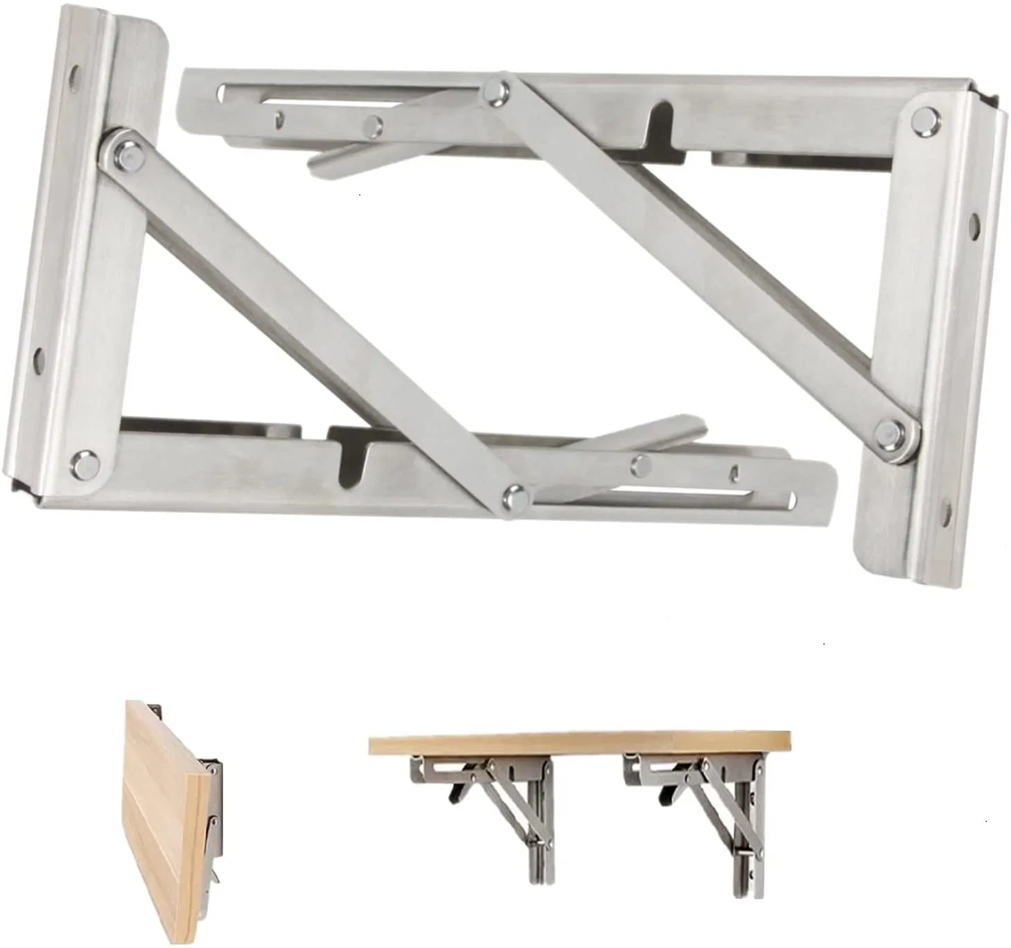 Stainless Steel Shelf Support Frame Fixed Bracket Thickened Wall Triangular Bracket Furniture Accessories Furniture Hardware