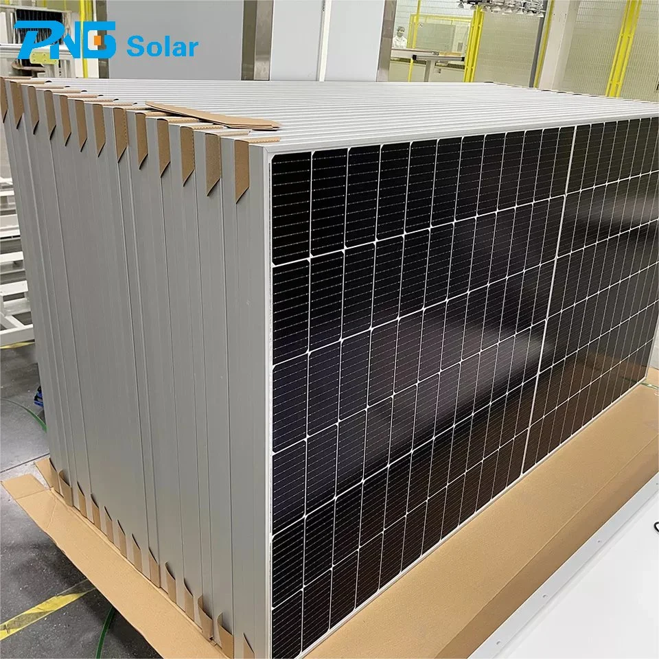 Solar PNG 550W meia célula Painéis Solares 540W 545W 550W 555W Painel de Energia Solar com preço barato e boa qualidade