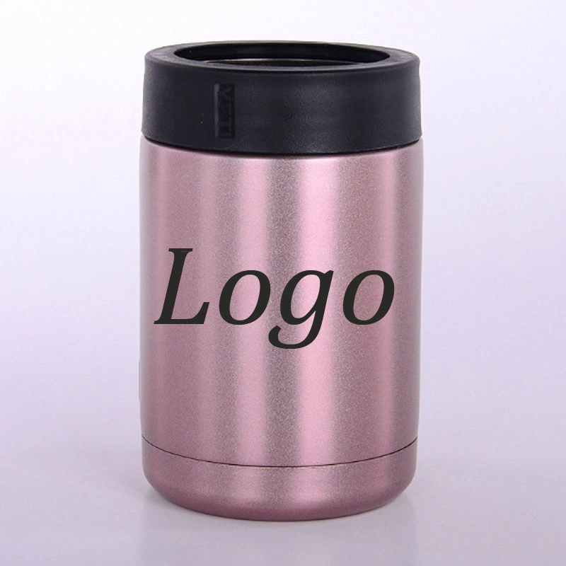 12oz Stainless Steel Can Holder Cooler Double Wall Insulation Cola Beer Can Cold Keeping Bottle