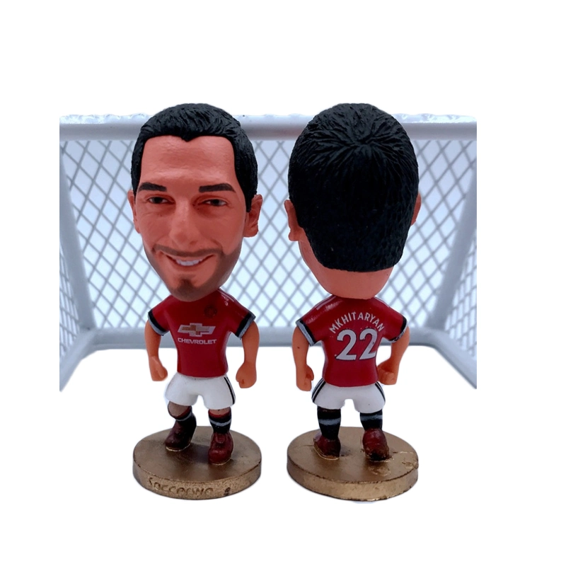 Equipo personalizado OEM conjunto ANIME Fútbol Jugador Acción muestra Decoración Acción muñeca Model