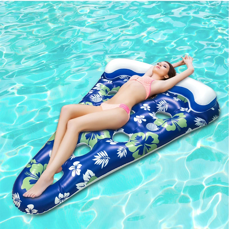 New Design Water Inflatable Color Candy Bed Boat Row Floating