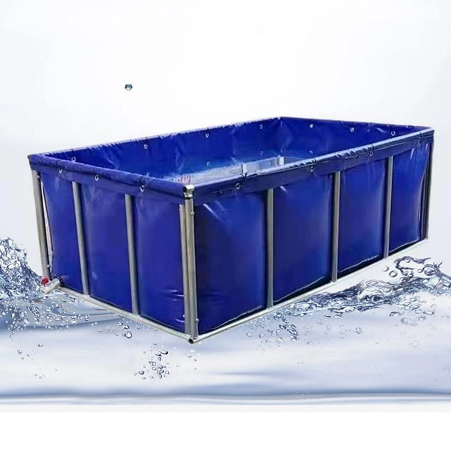El acaparamiento de Aquaponics móviles plegables de la acuicultura, el agua del depósito de la vejiga