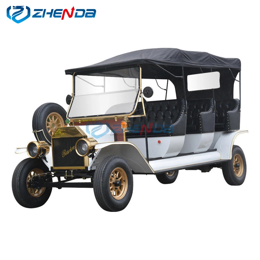 New White Fashionable Classic Car/Customized Golf Cart/Special Transportation Classic Car for Sale