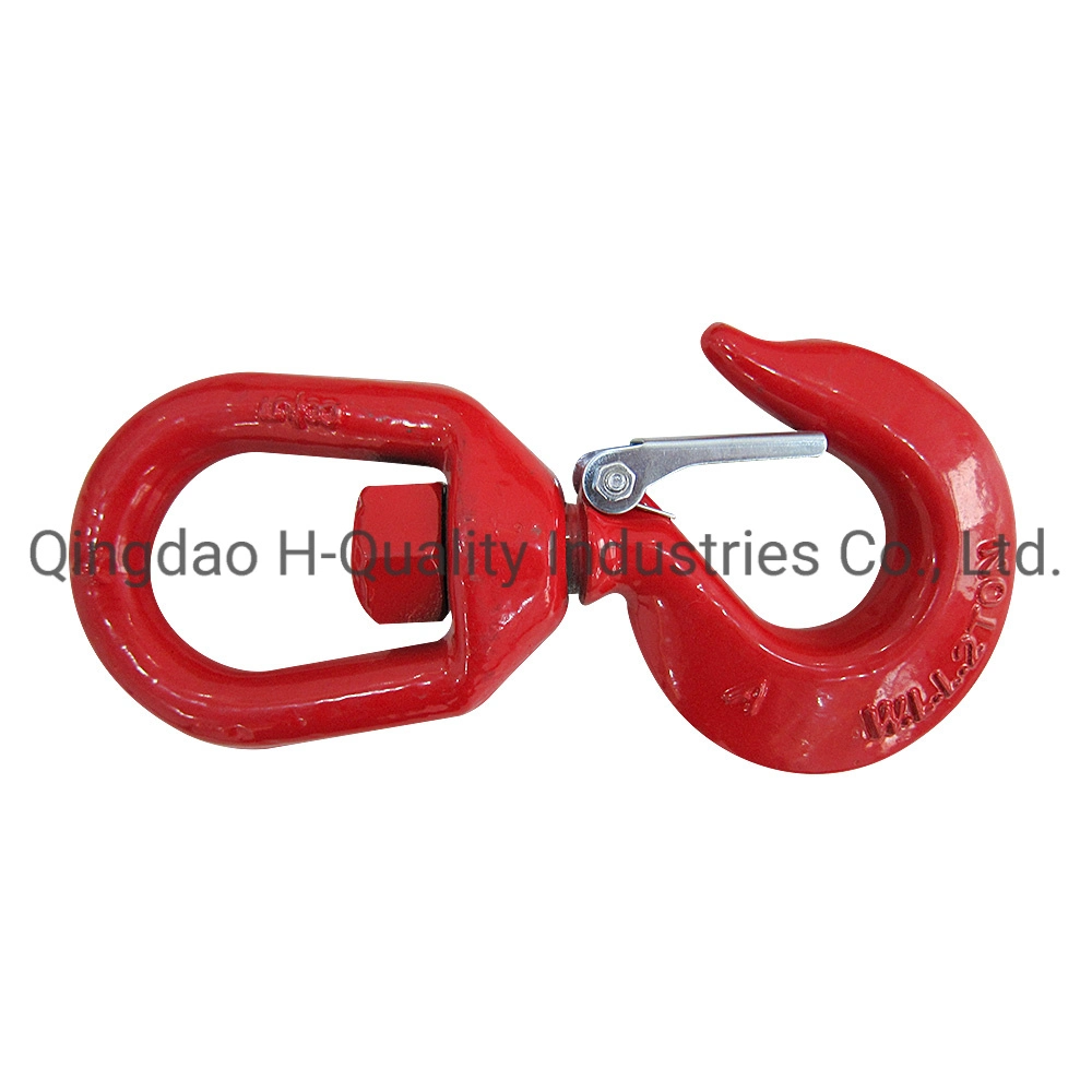 Rigging Hardware 322c Drop Forged Swivel Hook, Carbon Steel