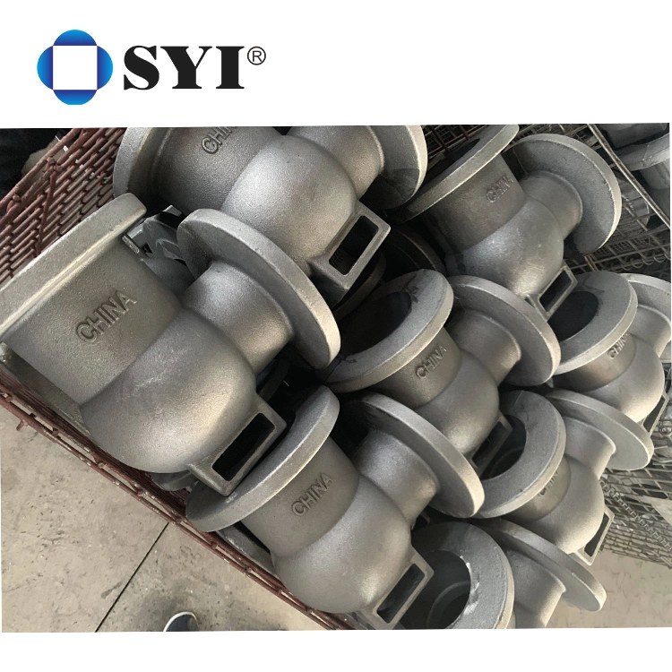 Precision Shell Mould Sand Casting Ductile Iron Check Valve Body