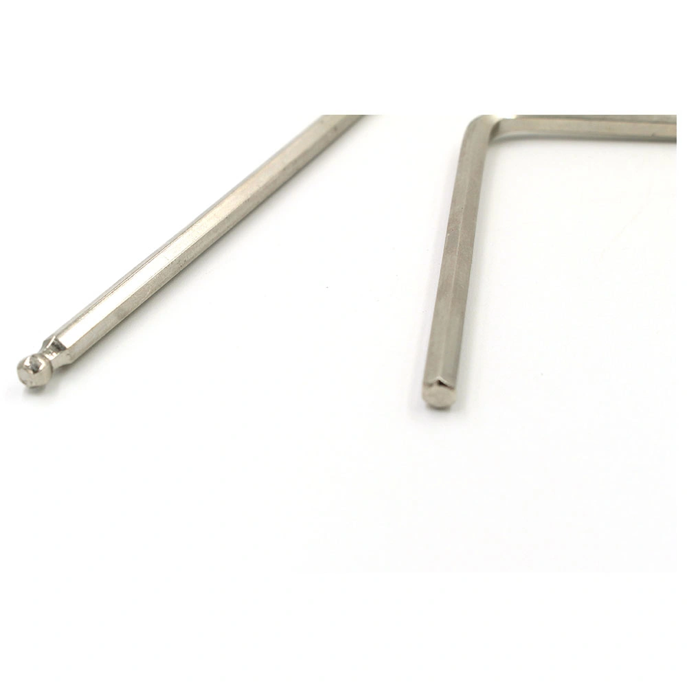 Factory Customization Steel Ball Head Hex Allen Key L Type Wrench 12 1 Ball-End Hex L-Key 2 mm Size Ball End Allen Key