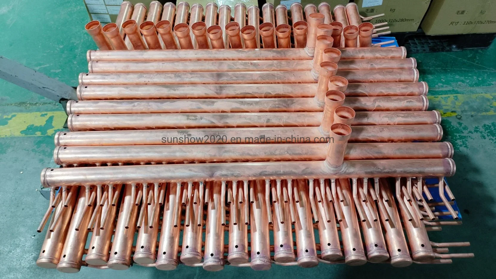 Pipe line Pipe Fittings Gas Collecting Pipe Branch Pipe Copper Fittings