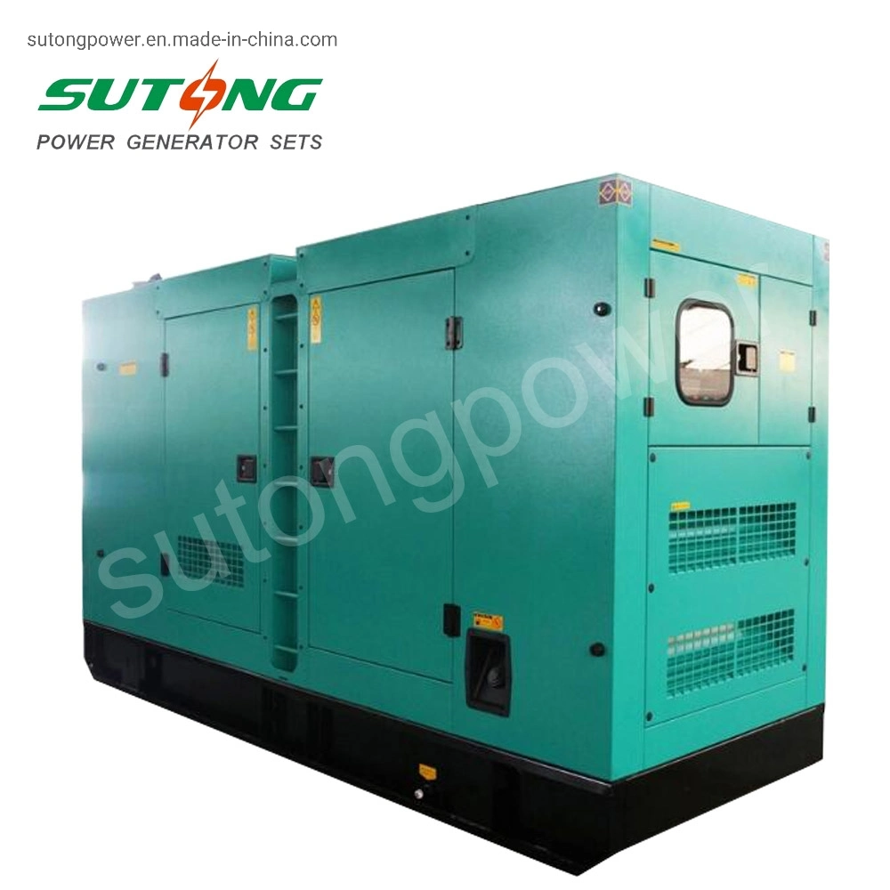 200kw Diesel Eléctrico tranquilo silencio generador insonorizado Powered con motor Cummins 250 kVA.