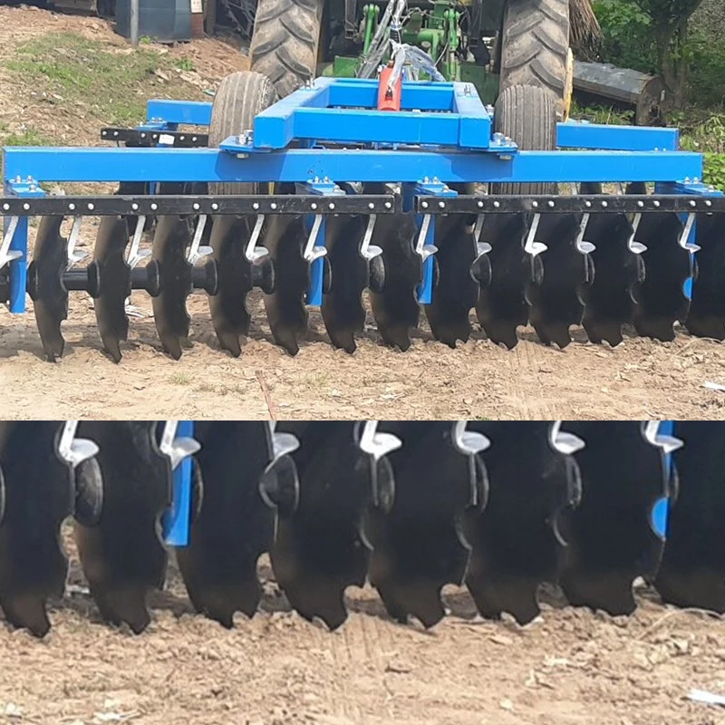 La agricultura la máquina hidráulica para trabajo pesado de la grada de discos de arado de reja Mini Tractor Harrows