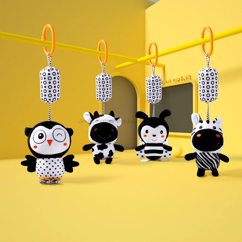 New Design Black Toys with Build-in Wind Chime Sensory Educational Toy Hot Selling High Quality Plush Toys