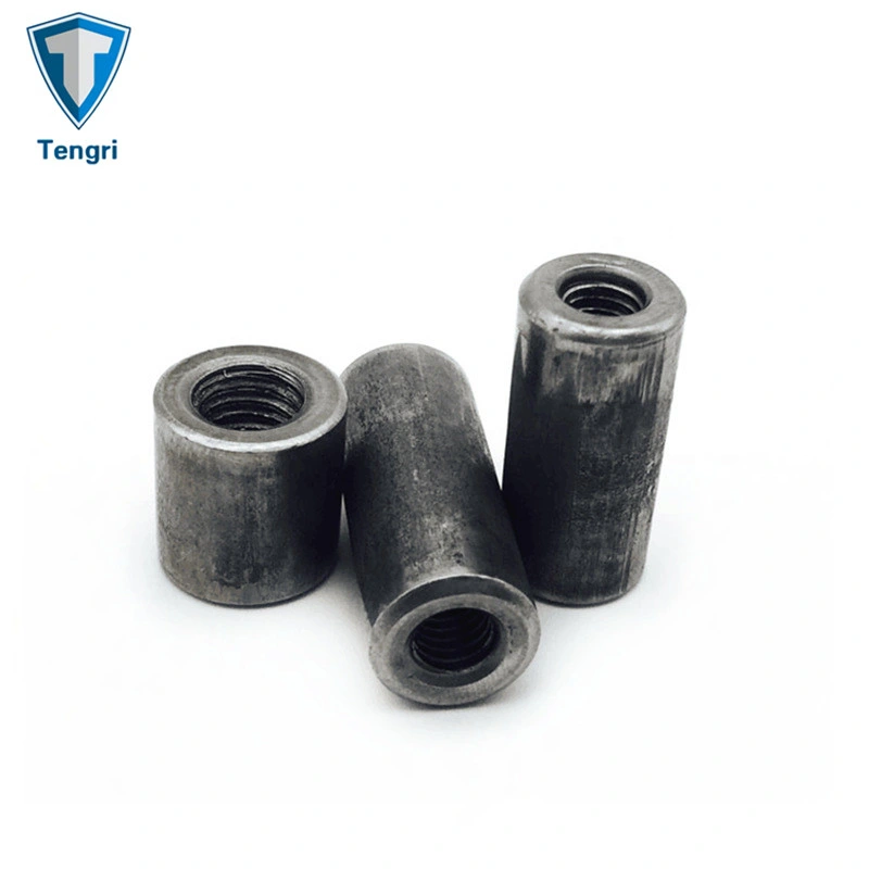 China Supplier High Precise Steel M3 Steel Plain Long Round Coupling Nuts