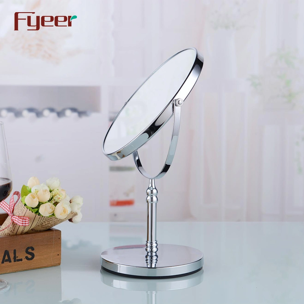 Fyeer Hot Sale Double Side Turnover Bathroom Magnifying Cosmetic Mirror