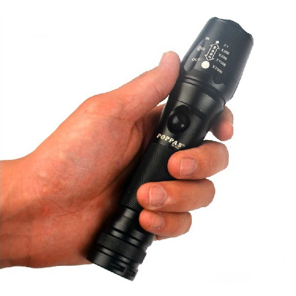 Xm-L T6 Black Aluminum Focus LED Torch Light