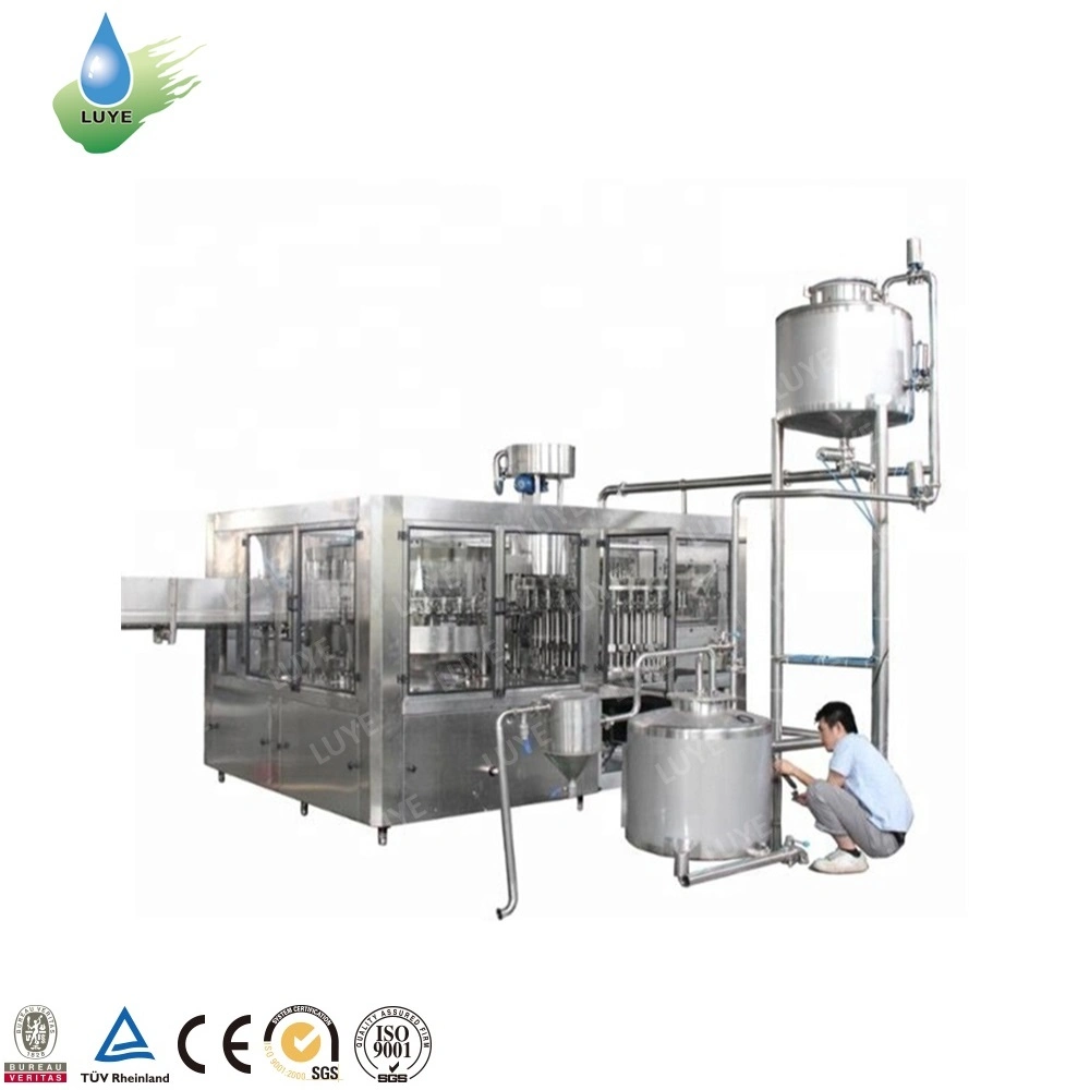 0.2-1.5L Small Size Pet Glass Bottle Can Liquid Water Soda Soft Drink Juice Spring Mineral Water Beverage Filling Capping Labeling Bottling Machine