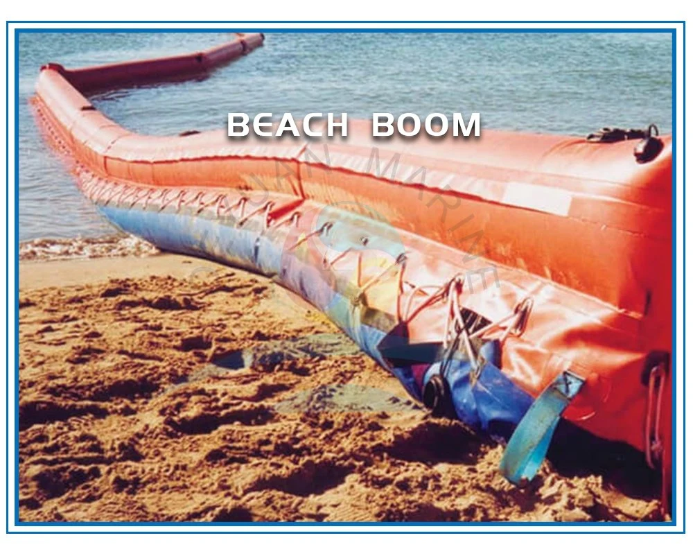 PVC Shoreline Beach Sealing Boom Light Weight Durable