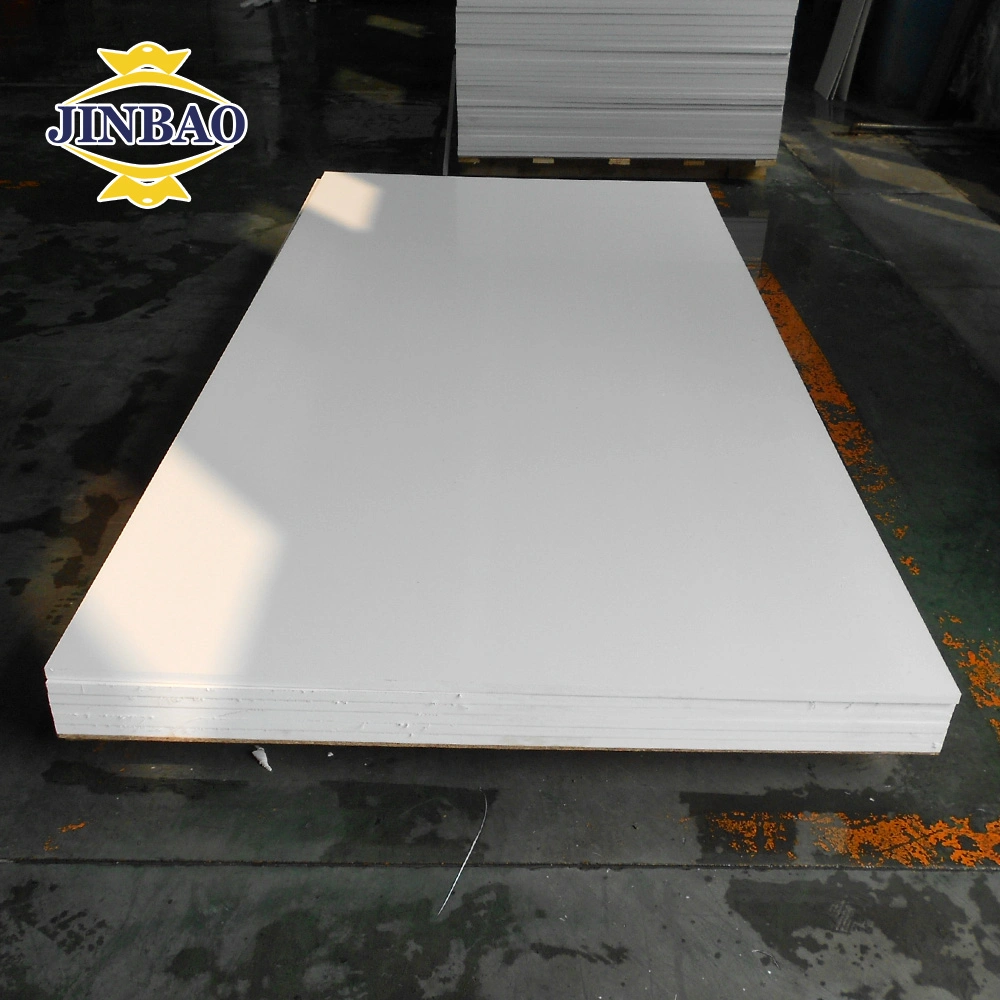 Jinbao for Doors 6/8/10/15mm Thermoforming Waterproof Fire-Restardant PVC for Kitchen/Bathroom White Super Clear Rigid Opaque White PVC Foam Board