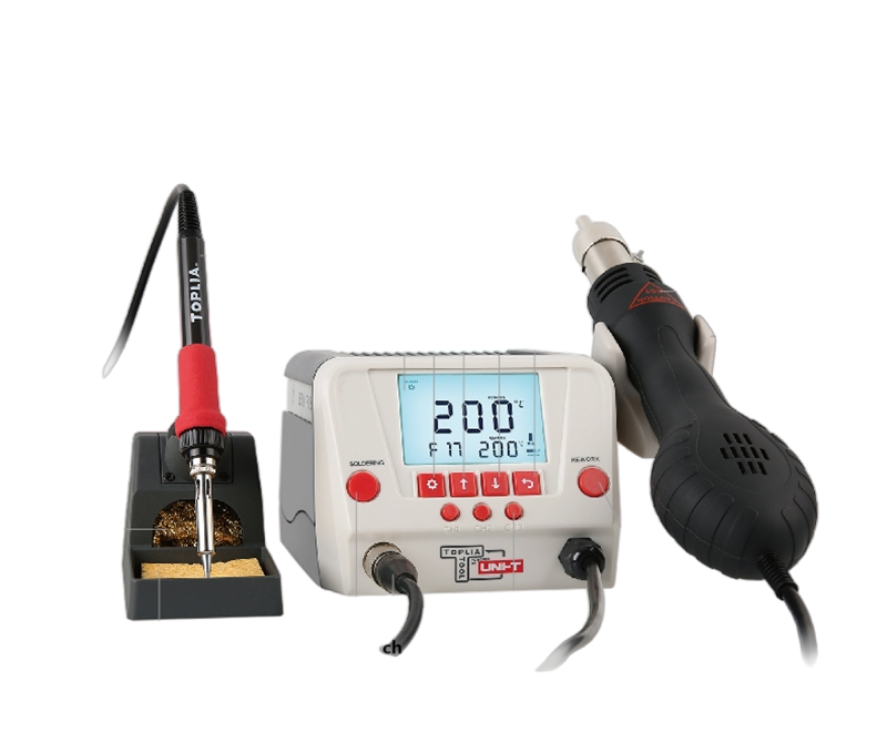 Toplia Intelligent Two-in-One Digital Display Soldering Station 650W