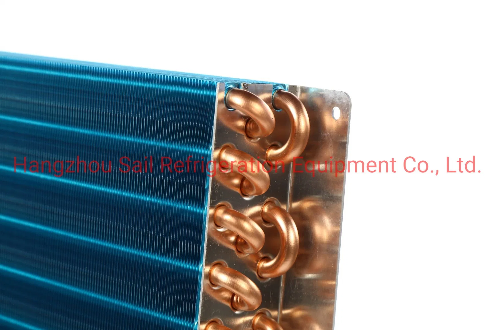 Aluminum End Plate Copper Tube Aluminum Fin Small Condenser Coil for Iran Market