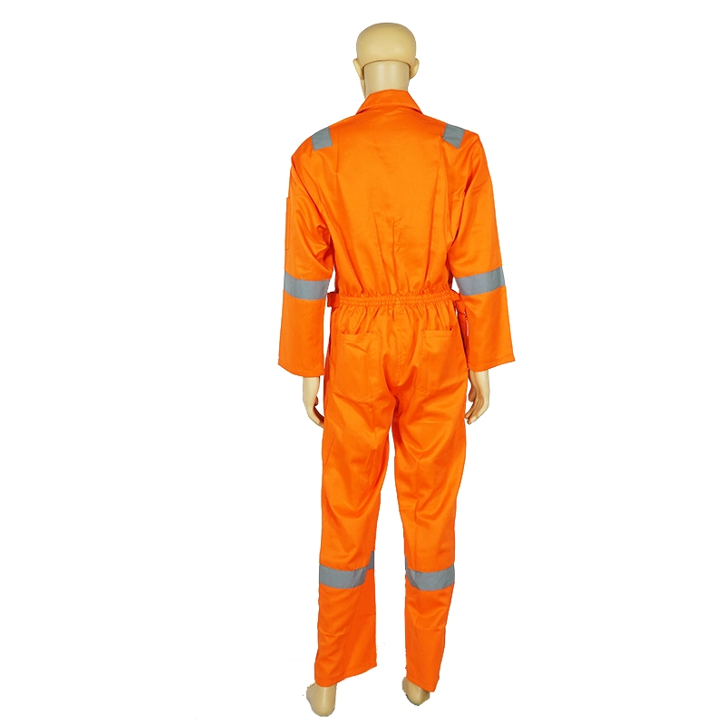 100% Cotton Flame Retardant Unisex Workwear Coverall for Industrial Protecting Use