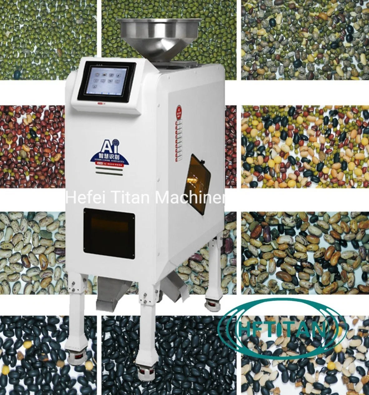 Wheat Color Sorter for Flour Mill High Accurate Higher Capacity