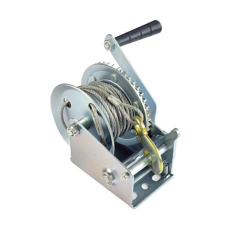 1600 Lbs Hand Wire Winch Boat Manual Hand Winch