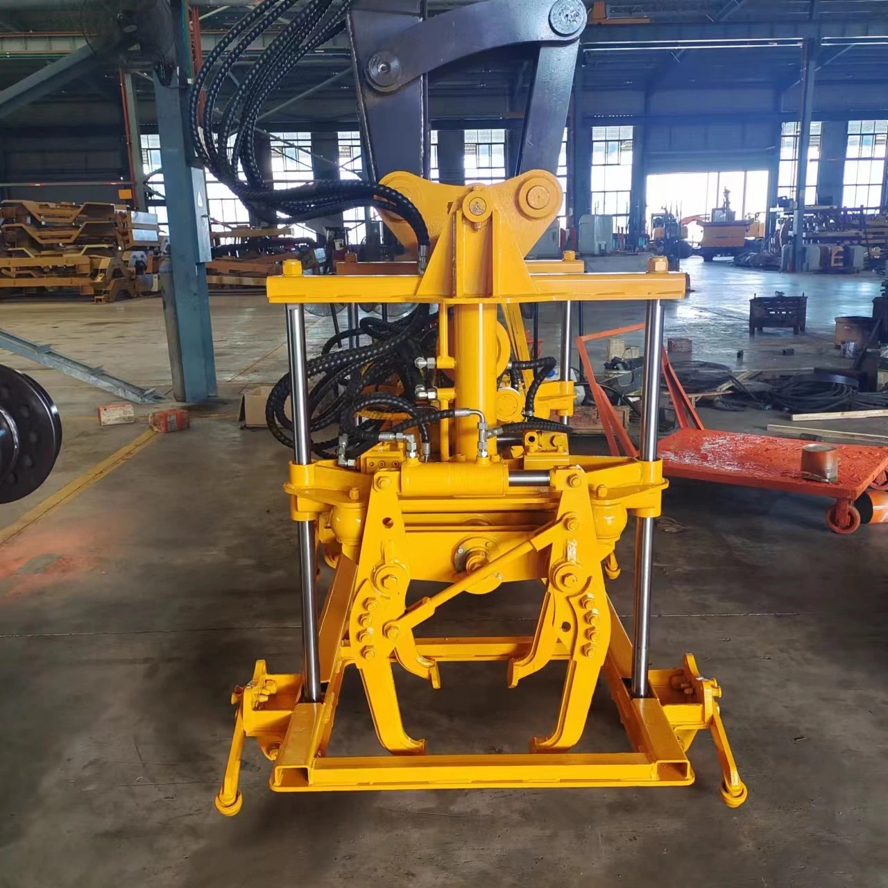 Mantenimiento de la cadena para vehículos de unidad de tamper de amarre desarrollados por JG Máquina excavadora de ferrocarril