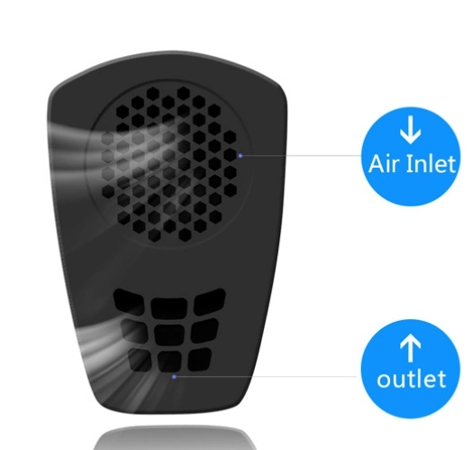 Alimentation en air frais Smart masque Masque purifiant d'air électrique anti pollution masque pour le gaz d'échappement, le pollen d'allergie, PM2,5, de l'exécution, le cyclisme et activités de plein air