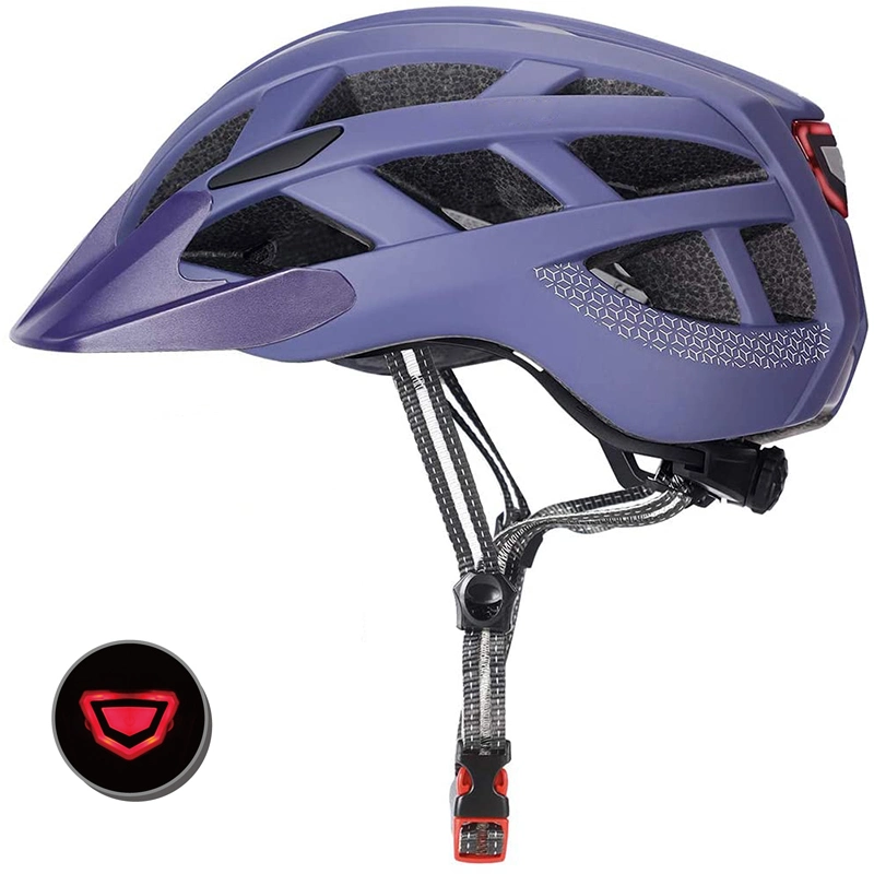 Amazon Hot Mountain Road Bicycle Bike Helmet with LED Light